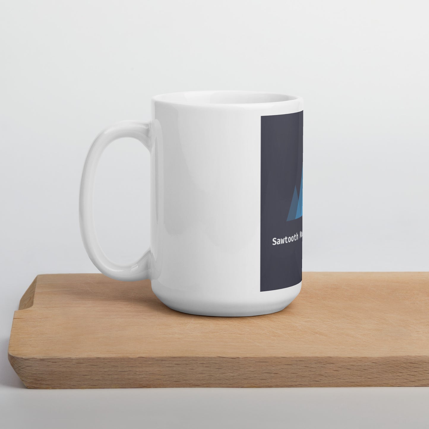 Sawtooth Mountain Studios White Glossy Mug